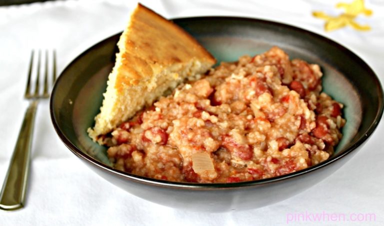 Slow Cooker Red Beans & Rice with Sausage