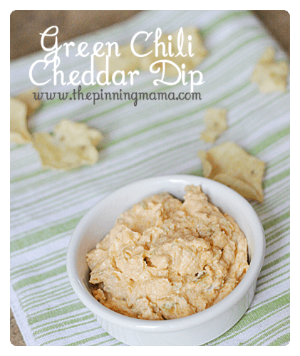 Green Chili Cheddar Dip