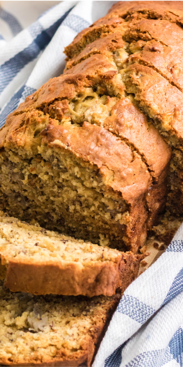 Passed down from generations, this moist banana bread recipe is one of the best and one of the easiest banana bread recipes you can make. Made with delicious ripe bananas, flour, sugar, butter, and all the goodies to make this mouthwatering treat a surprise breakfast or dessert.