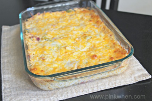 Chicken and Cheese Casserole Bake #QuickFixCasseroles