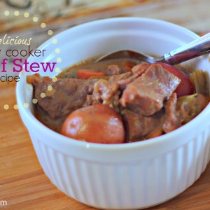 Delicious Slow Cooker Beef Stew Recipe that tastes like you have been cooking for hours!