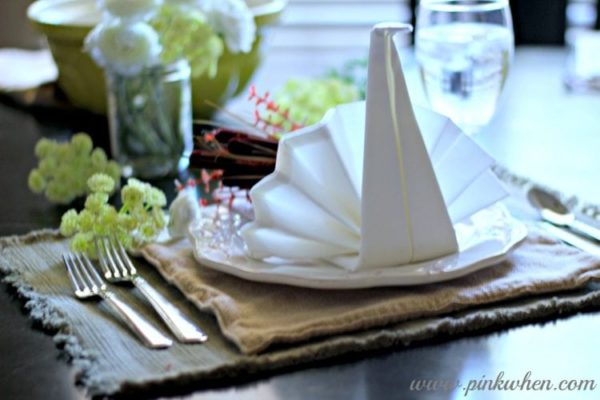 Thanksgiving Table Setting with JoAnn Fabric and Craft Stores #TurkeyTableScapes
