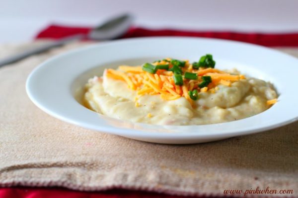Baked Potato Soup Recipe via PinkWhen.com