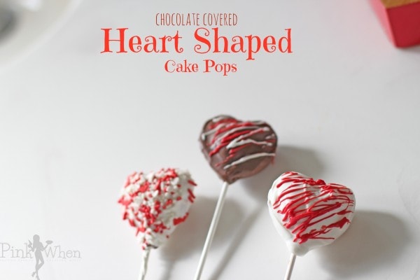 Candy Coated Heart Shaped Valentine Cake Pops