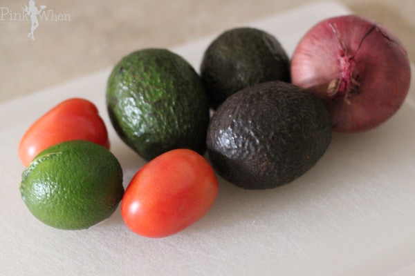 Homemade Guacamole Ingredients