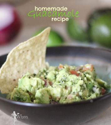 Homemade Guacamole Recipe perfect for Cinco De Mayo