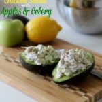 Healthy Chicken Salad with Apples and Celery