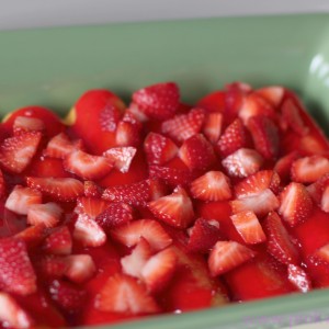 No Bake Strawberry Cloud Cake