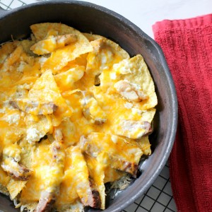 Skillet Steak and Chicken Fajita Nachos Recipe