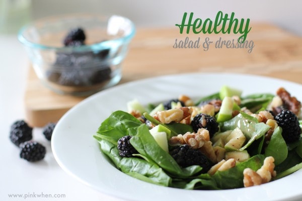 healthy salad and dressing recipe #DressingItUp 2