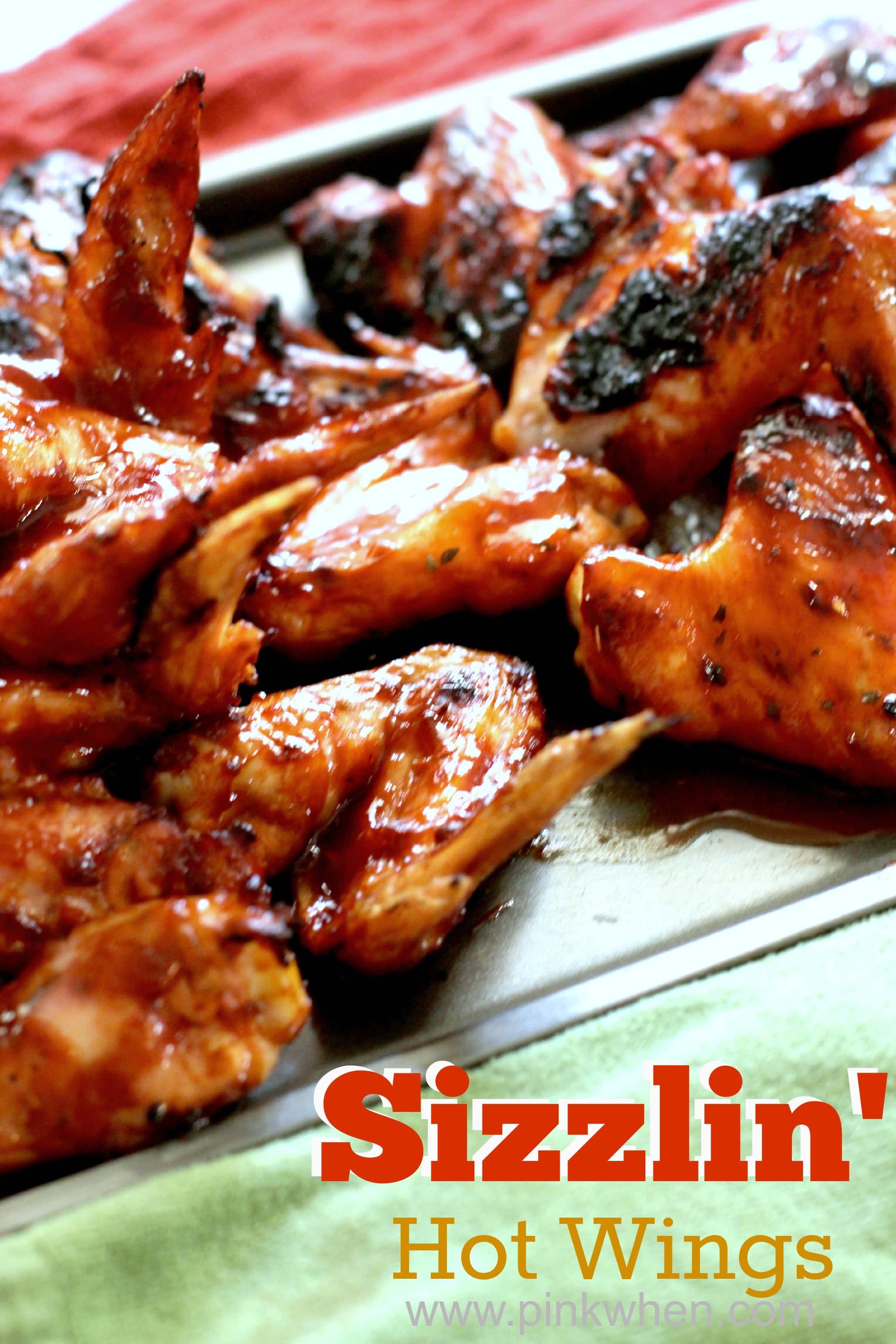 Sizzlin' Hot Wings - Perfect Football Food - #TexasPete via PinkWhen.com
