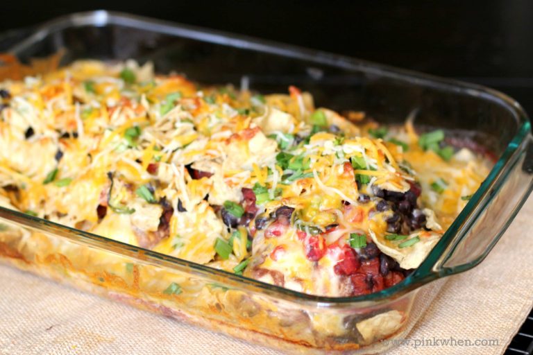 Southwest Cheesy Chicken Casserole Dish