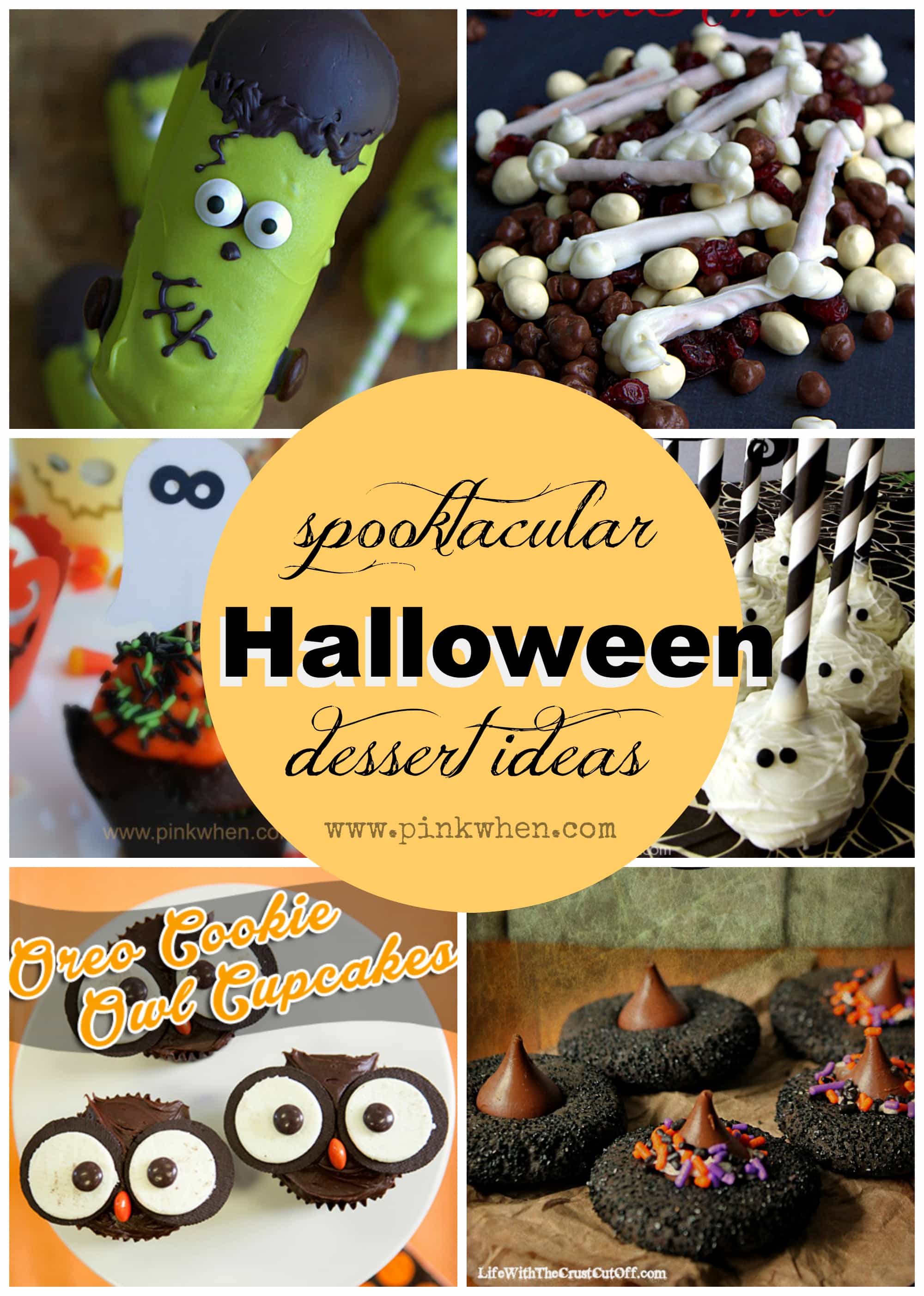 Spooktacular Halloween Dessert Ideas via PinkWhen.com