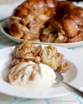 Banana's Foster Pull Apart Monkey Bread