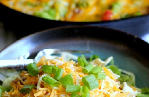 Taco Casserole in a bowl.