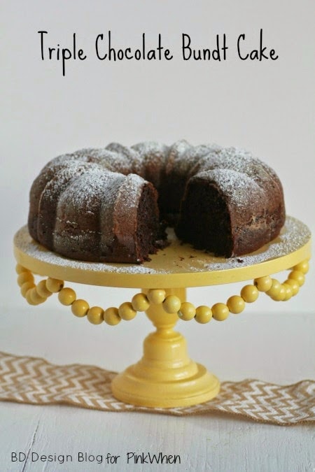 Triple Chocolate Bundt Cake 