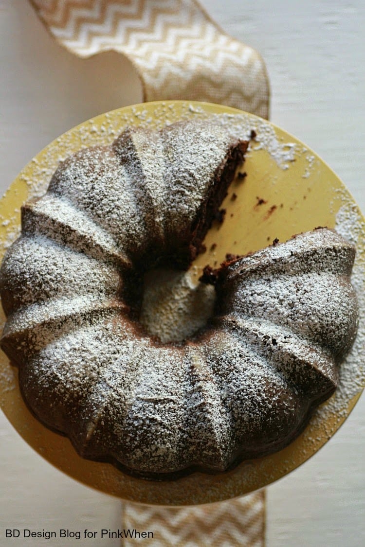 Triple Chocolate Bundt Cake 