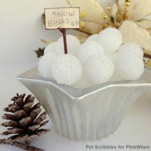 DIY White Christmas Vignette
