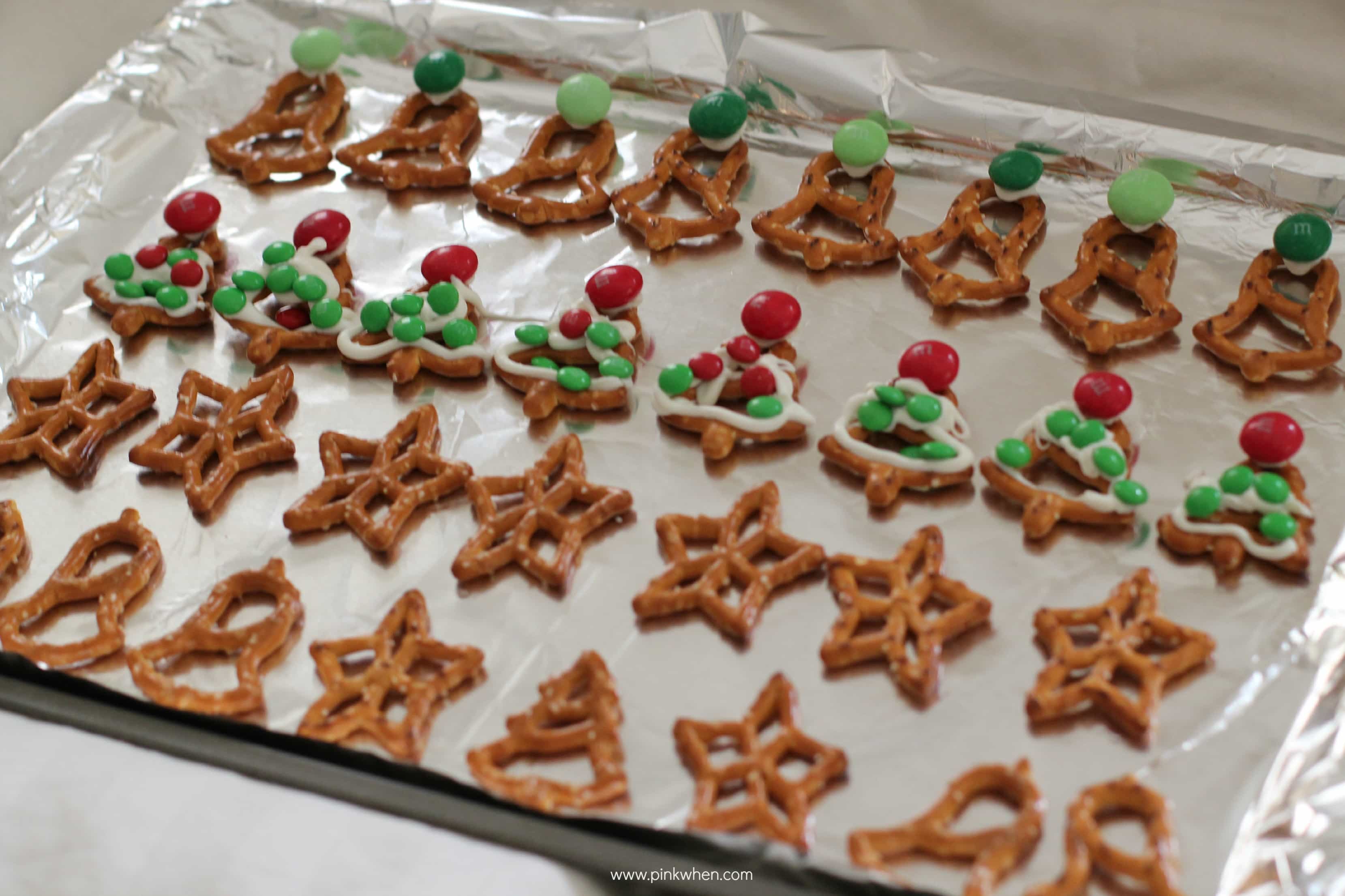 White Chocolate Christmas Holiday Pretzels