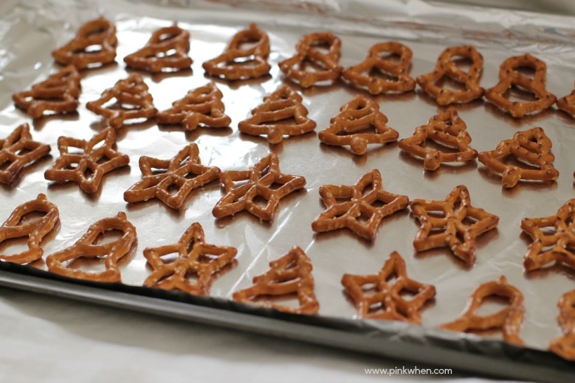 White Chocolate Christmas Holiday Pretzels