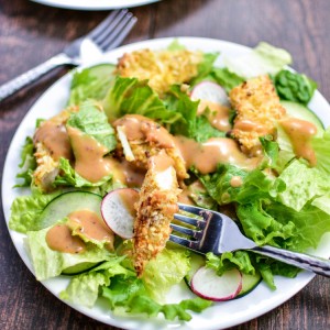 Crispy Coconut Chicken Salad Recipe