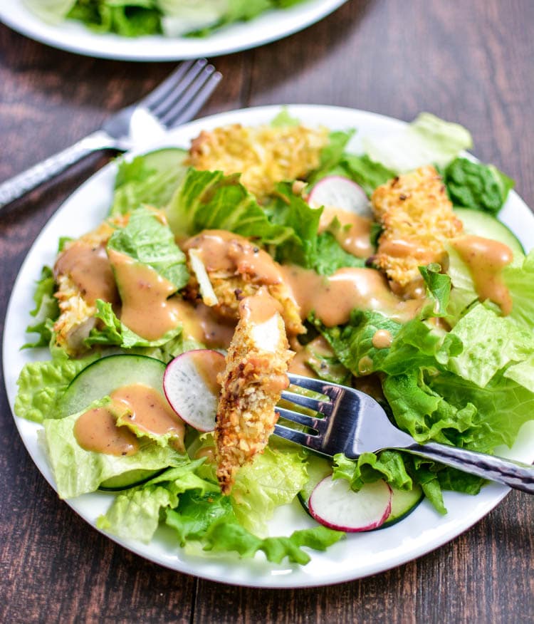 Crispy Coconut Chicken Salad Recipe