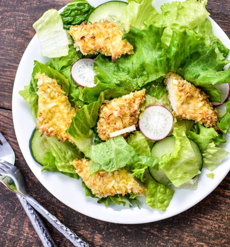 Crispy Coconut Chicken Salad Recipe