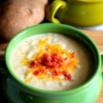 Loaded baked Potato Soup www.pinkwhen.com