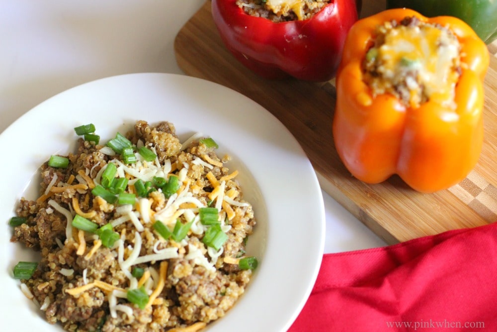 Chorizo and beef quinoa stuffed pepper recipe 2