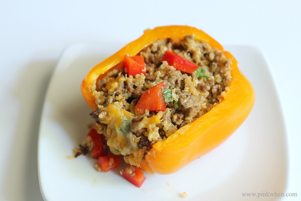 Chorizo and beef quinoa stuffed pepper recipe 2
