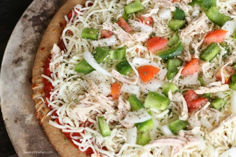 Grilled Turkey Tomato Cheese Pizza Recipe