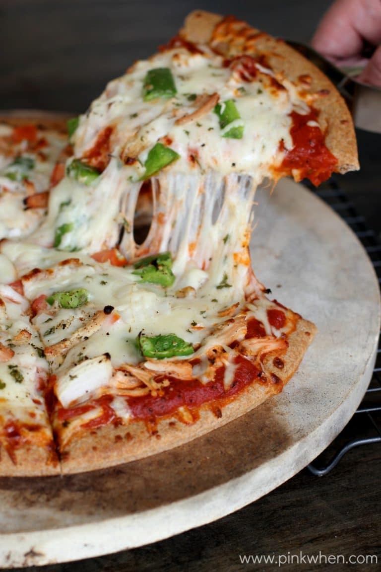 Grilled Turkey Tomato Cheese Pizza Recipe