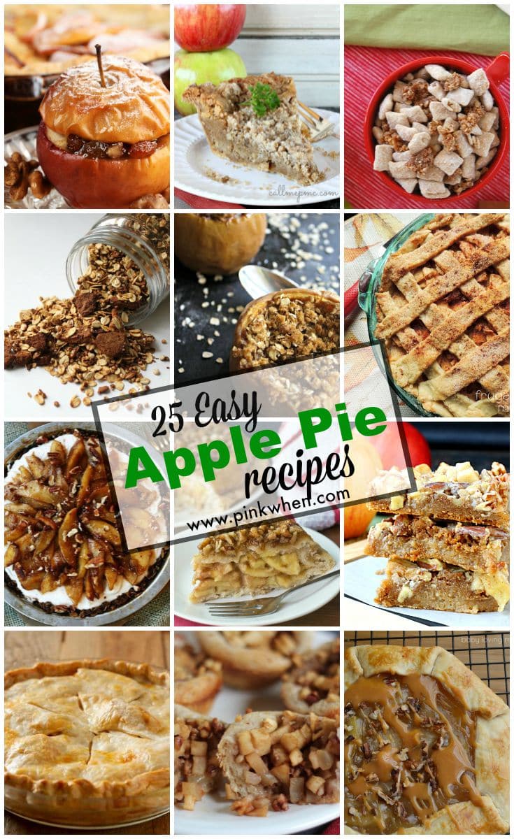 25+ Easy Apple Pie Recipes  www.pinkwhen.com