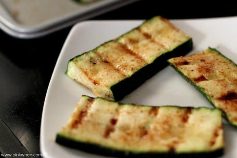 Grilled Zucchini Recipe www.pinkwhen.com