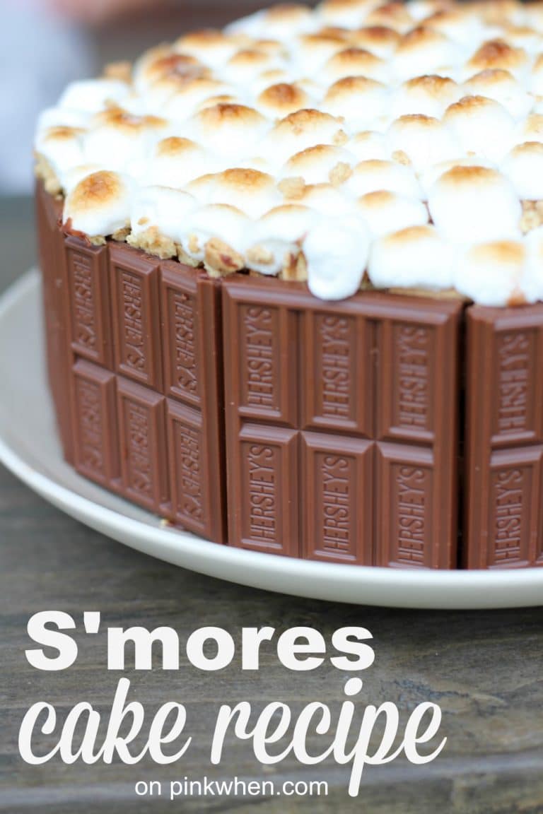 A graham cracker crust, chocolate bar covering, vanilla-flavored cake, and a toasted marshmallow topping make this Chocolate S’mores Cake Recipe the perfect summer dessert for picnics and parties.