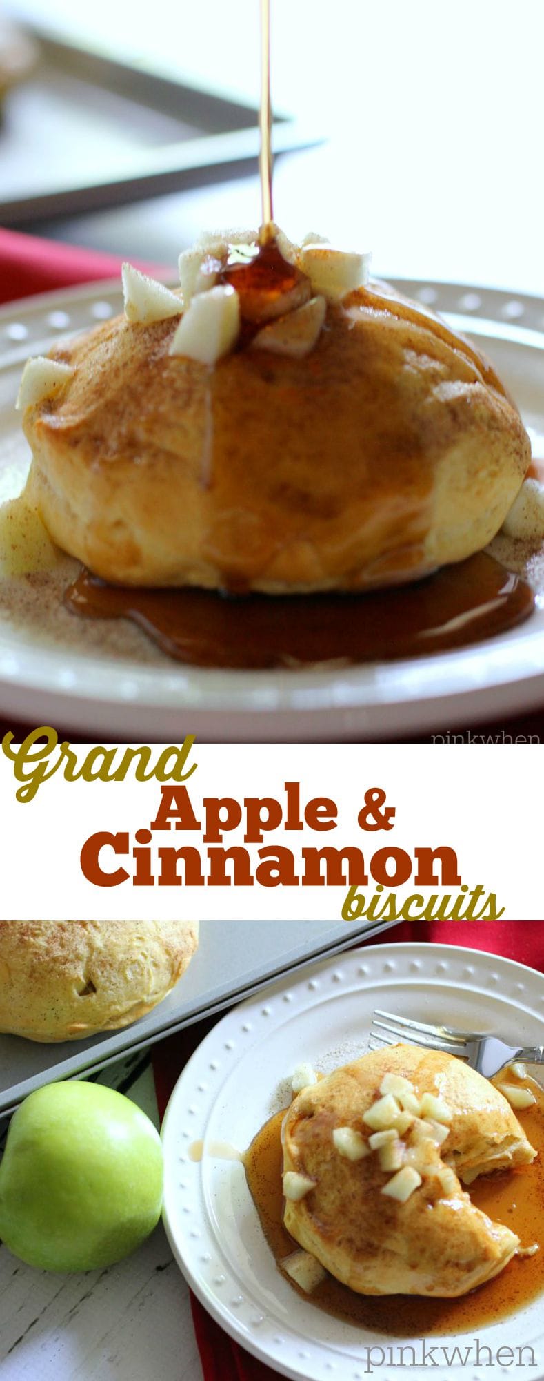 Grand Apple and Cinnamon Biscuit |PinkWhen