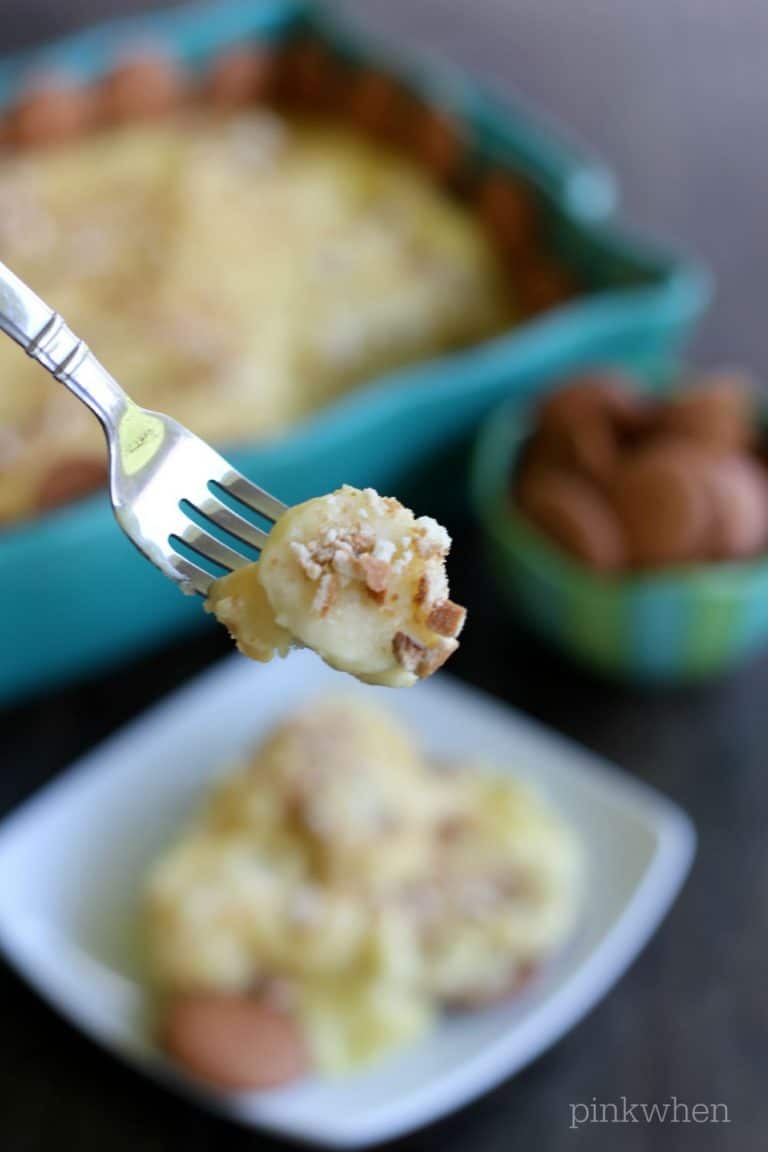 No Bake Banana Pudding Cake