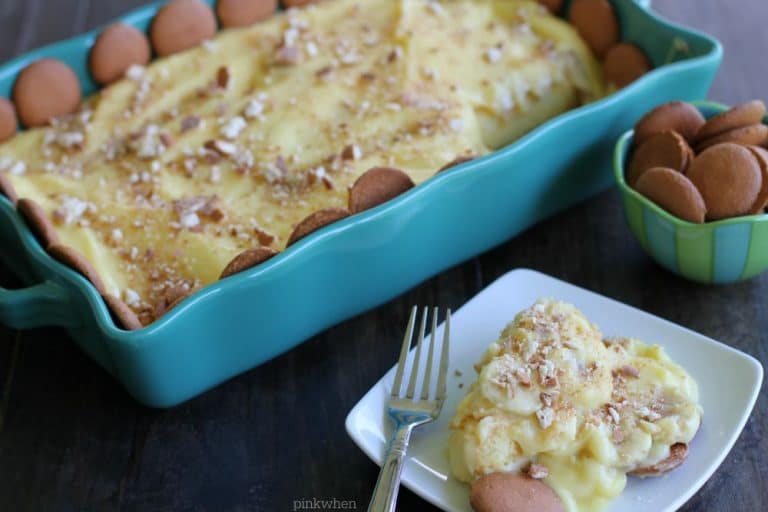 No Bake Banana Pudding Cake