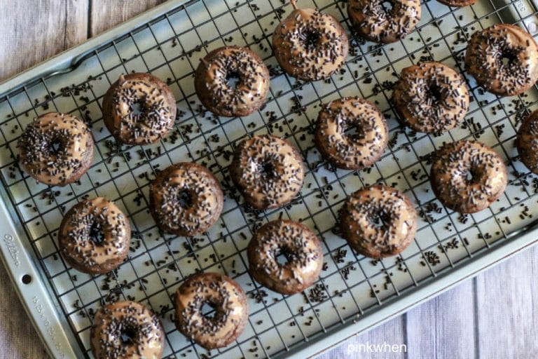 Death by Chocolate Triple Chocolate Donuts | PinkWhen