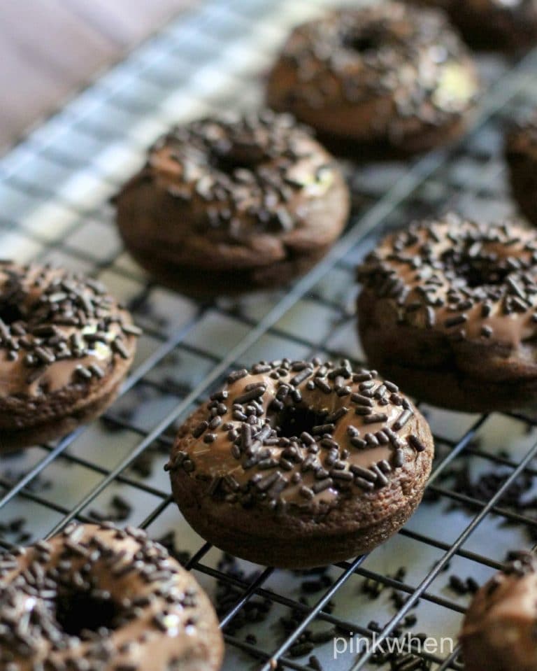 Death by Chocolate Triple Chocolate Donuts | PinkWhen