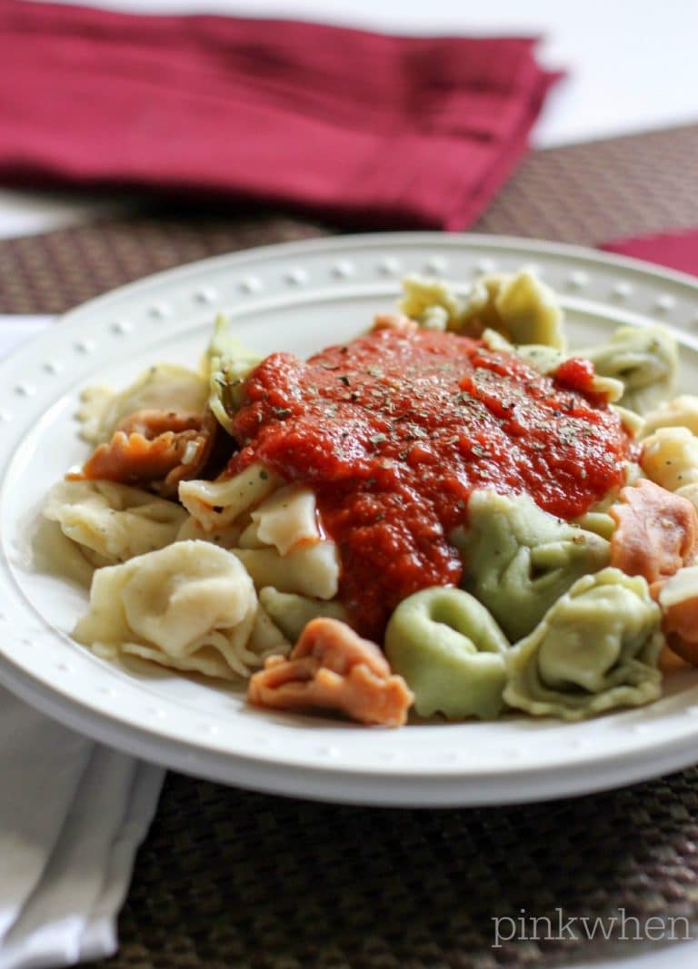 Easy 3 Cheese Tortellini Recipe | PinkWhen
