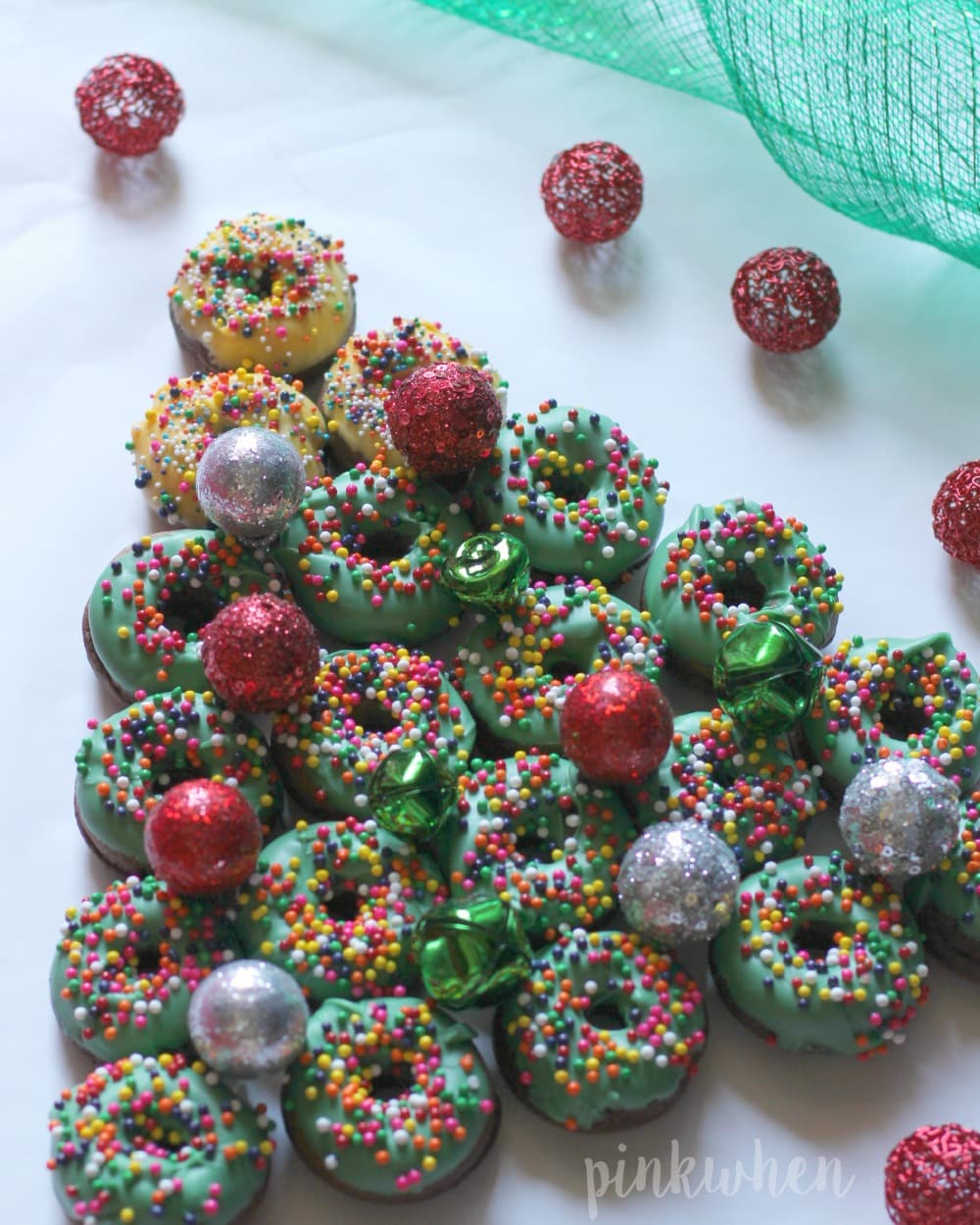 Christmas Donut Dessert Tree