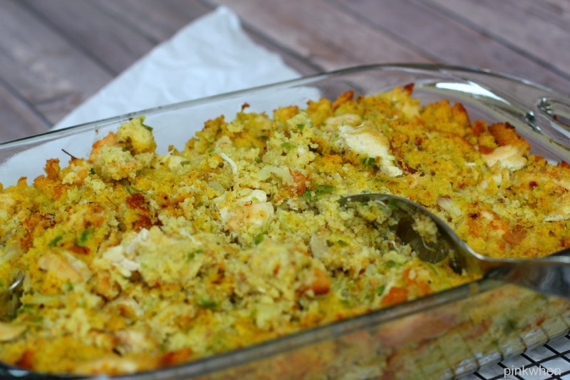 Delicious Chicken and Dressing Recipe | PinkWhen