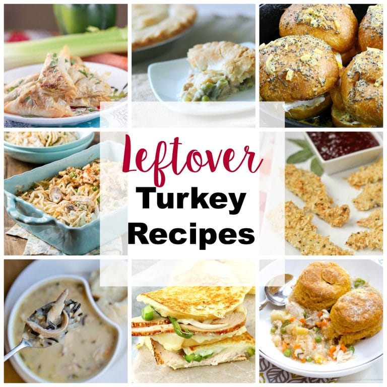 A great list of leftover turkey recipes! If you are looking for something to make with all of those leftovers the day after Thanksgiving, here is a great list of recipes! | PinkWhen