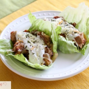 Chicken Taco Crock Pot Recipe | Super easy recipe and ready in just a few hours! | PinkWhen