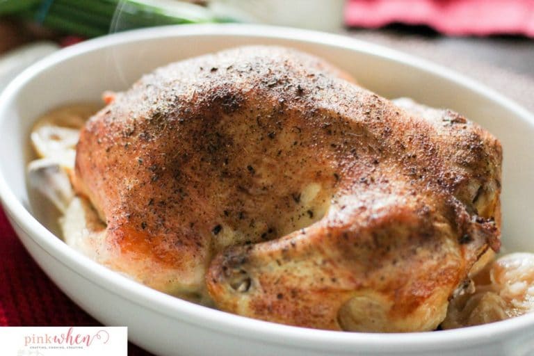 This delicious easy baked chicken recipe is moist and flavorful and one of my favorite whole 30 compliant and paleo compliant chicken recipes. 
