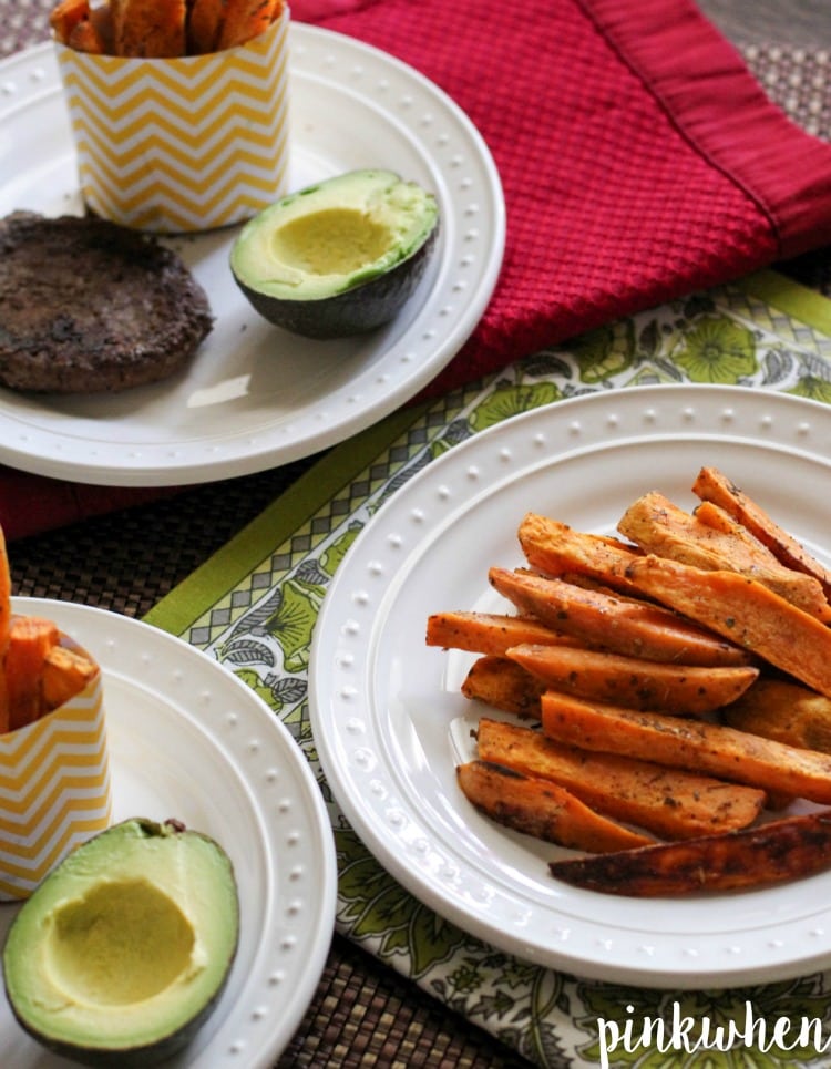 These delicious home cut sweet potato fries are healthy and deliciously easy to make! | PinkWhen