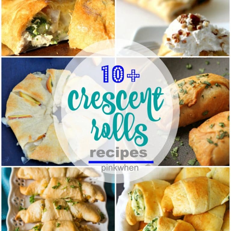 10+ Crescent Rolls Recipes - from breakfast, brunch, lunch, and dinner.