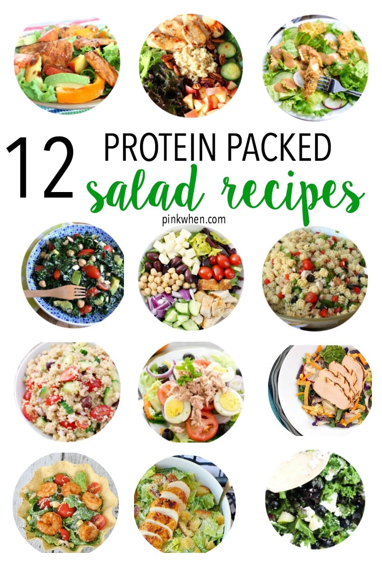 12 Delicious Protein Packed Salad Recipes to keep you fit and healthy.