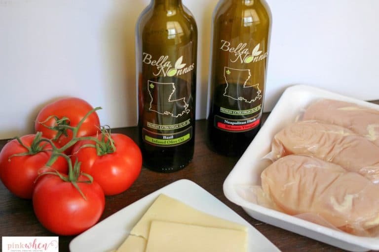 Basil Infused Balsamic Oven Baked Chicken 